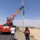 انجام نصب سامانه روشنایی تقاطع روستایی حیدرآباد شهرستان جعفرآباد (استان قم)