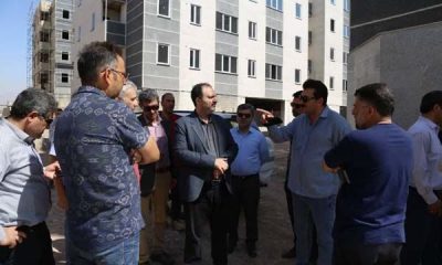 بازدید سرزده مدیرکل راه و شهرسازی قزوین از پروژه‌های نهضت ملی مسکن مهرگان