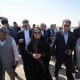 بازدید وزیر راه و شهرسازی از روند خارج‌سازی بزرگ‌ترین مغروقه کشتی در بندر خرمشهر