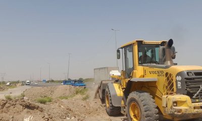 ببینید | احیا و اصلاح خاکریز دهانه پل، لایروبی و تسطیح شانه راه آزادراه قزوین_زنجان توسط راهداران شهرستان قزوین