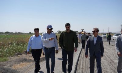 ببینید| بازدید معاون وزیر راه و شهرسازی و رییس سازمان راهداری و حمل‌ونقل جاده‌ای از وضعیت محورهای مواصلاتی رامهرمز و رامشیر در استان خوزستان
