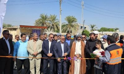 ببینید| بهره‌برداری از پروژه بهسازی و آسفالت محور «بیمارستان-بدرانی» شادگان
