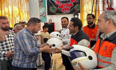 ببینید| توزیع کلاه ایمنی و آشکارسازی ادوات کشاورزی در روستاهای شهرستان فاروج استان خراسان شمالی