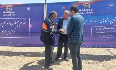 بهره‌برداری از دو پروژه روکش آسفالت در شهرستان‌ قدس استان تهران