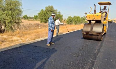 بهسازی و ارتقای ایمنی محورهای مواصلاتی شهرستان پارسیان در غرب هرمزگان