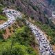 ترافیک سنگین در جاده چالوس/ تردد در سایر محورهای شریانی روان است