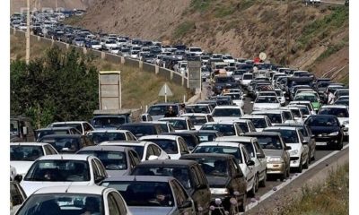 ترافیک سنگین در محورهای خروجی پایتخت و مسیرهای منتهی به شمال کشور