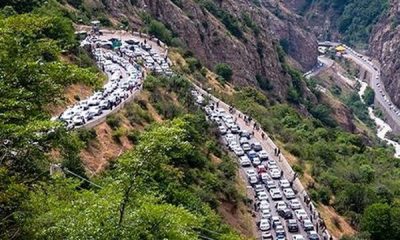 ترافیک سنگین و نیمه‌سنگین در برخی از محورهای شریانی