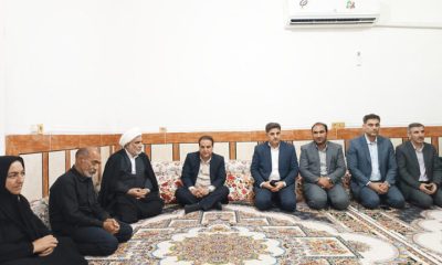 دیدار استاندار با خانواده‌های معظم شهدای جنگ رمضان در دره شهر ایلام