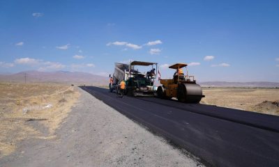 ویدئو| بهسازی و روکش آسفالت محور خیرآباد–فرسفج در شهرستان تویسرکان