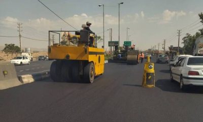 پیشرفت 50 درصدی عملیات روکش آسفالت محور امام رضا(ع) در محدوده استان تهران