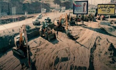 پیشرفت ۷۰ درصدی پروژه ساماندهی تقاطع ایواوغلی در کریدور تهران–بازرگان