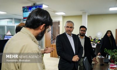 پیمان فلسفی از خبرگزاری مهر بازدید کرد