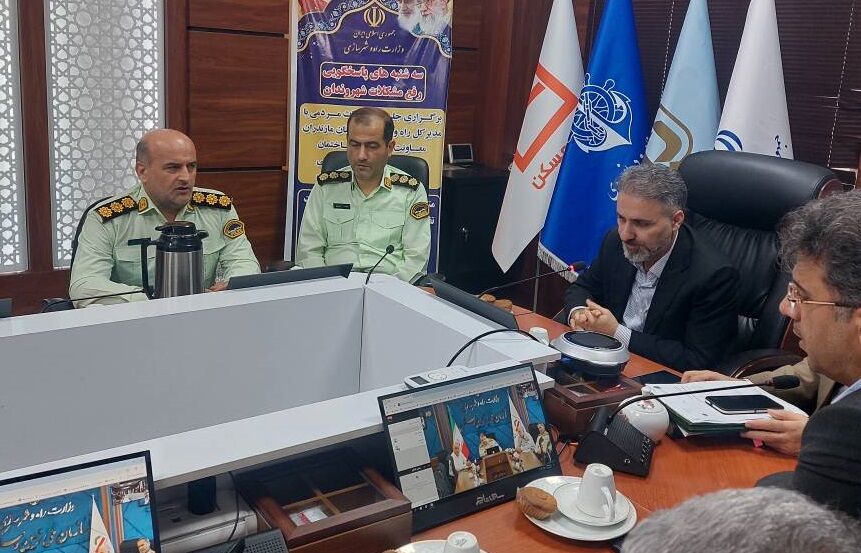 برگزاری مراسم تودیع و معارفه فرمانده یگان حفاظت از اراضی راه و شهرسازی مازندران