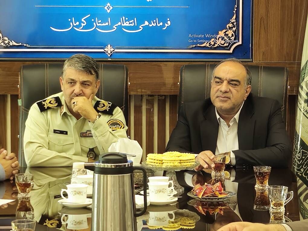 دیدار مدیرکل راه و شهرسازی کرمان با فرمانده انتظامی استان/ تأکید بر همکاری در حوزه مسکن و امنیت جاده‌ای